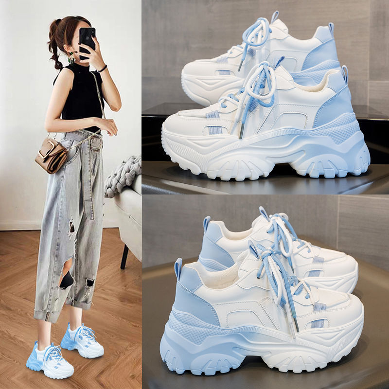 Women Shoes Store - รองเท้าผ้าใบผู้หญิง 2026 แฟชั่นใหม่ รองเท้ากีฬาลำลองผู้หญิง ฤดูใบไม้ร่วง รองเท้าผ้าตาข่ายแบบผูกเชือก