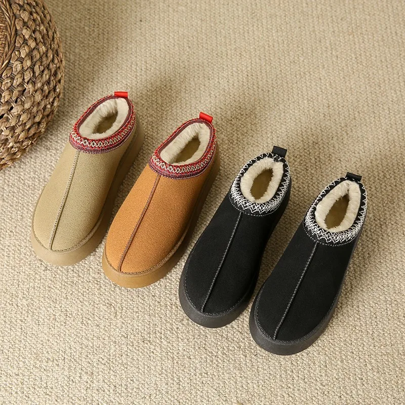Women Shoes Luxury Brand - Designer ฤดูหนาวรองเท้าแตะ Ultra Mini ผู้หญิง Tasman