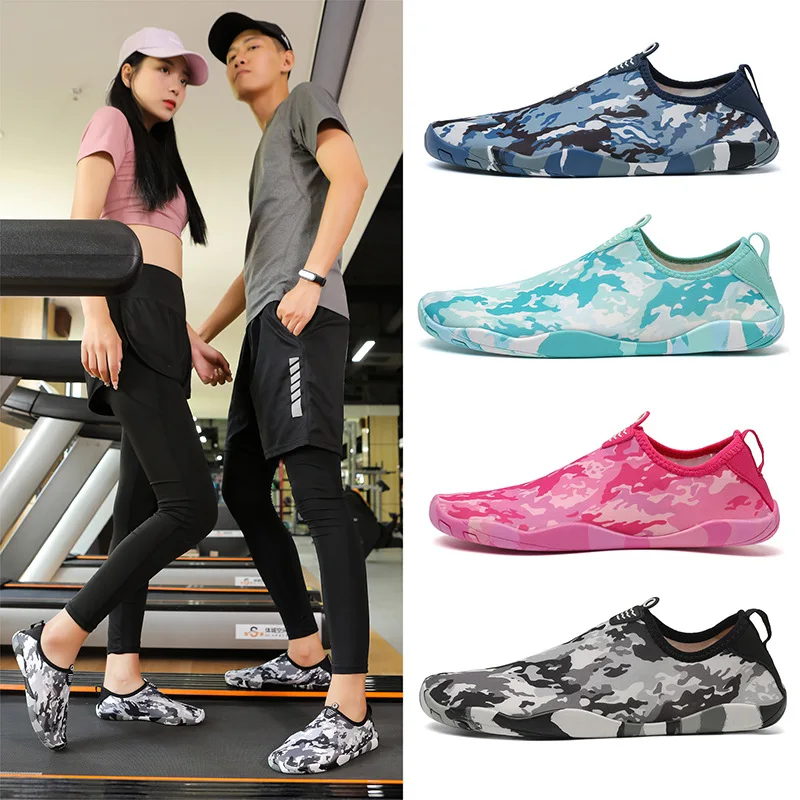 Women'S Shoes For Neuropathy - (35-46) ผู้ใหญ่ชายหญิง ลายพราง รองเท้าดำน้ำนีโอพรีนยางน้ำหนักเบาพิเศษ รองเท้าชายหาดกันลื่น รองเท้าผ้าใบ