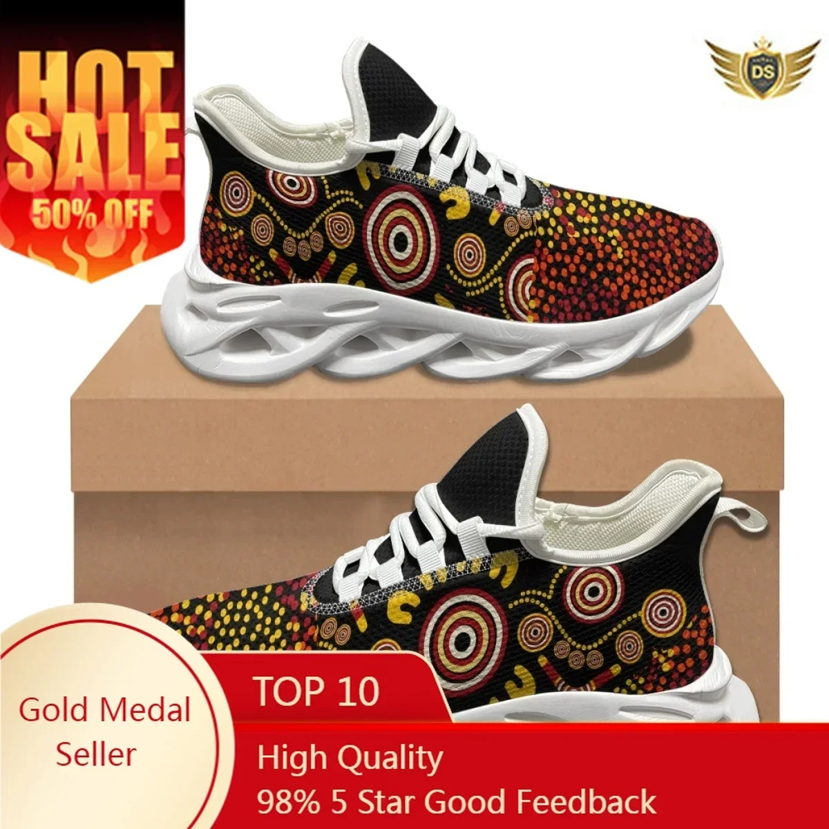 Women Shoes In Australia - ออสเตรเลียอะบอริจิน Designer รองเท้าผ้าใบพื้นเมือง Lizard Art Casule