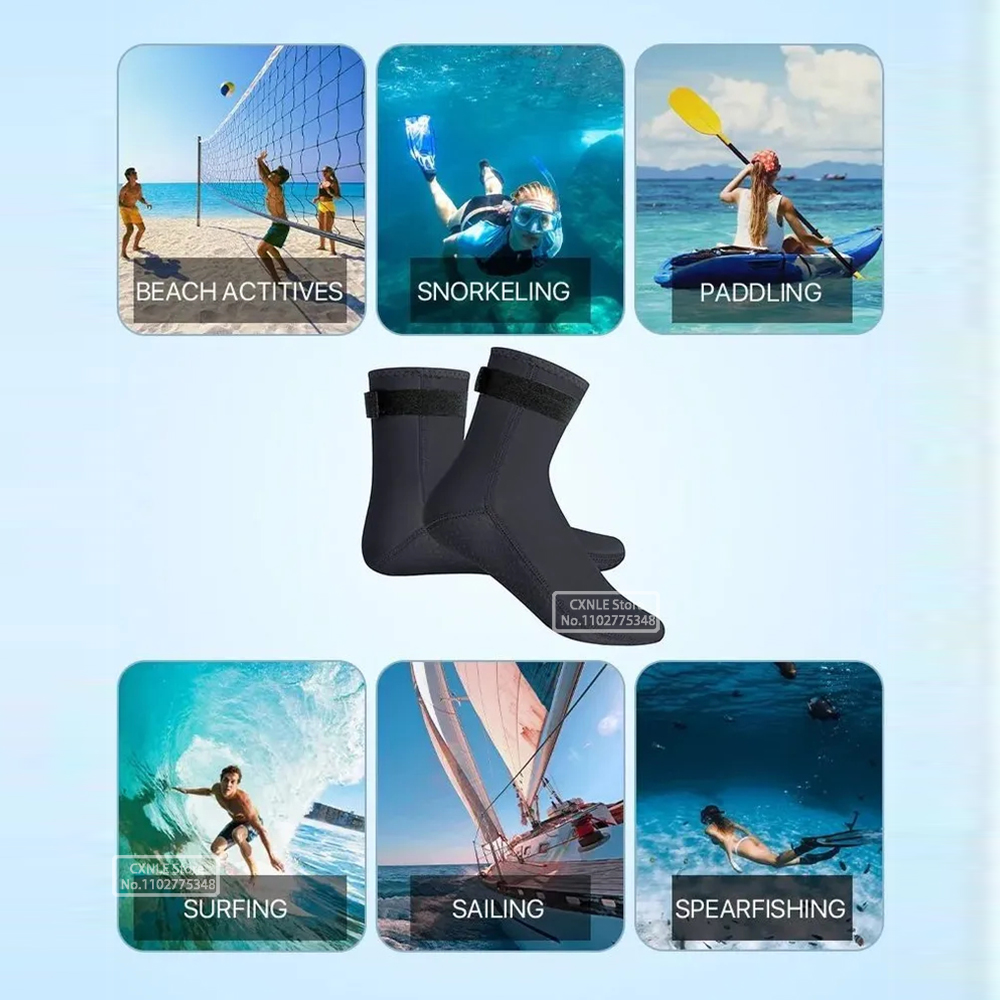 5mm Neoprene ดําน้ําถุงเท้าชุด - Women'S Shoes For Neuropathy บทวิจารณ์และราคา