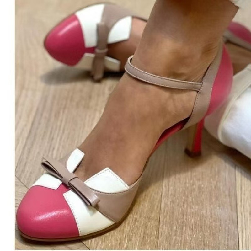 รองเท้าส้นเข็มแบบสวมเปิดส้นประ - Platform Mule Heel บทวิจารณ์และราคา