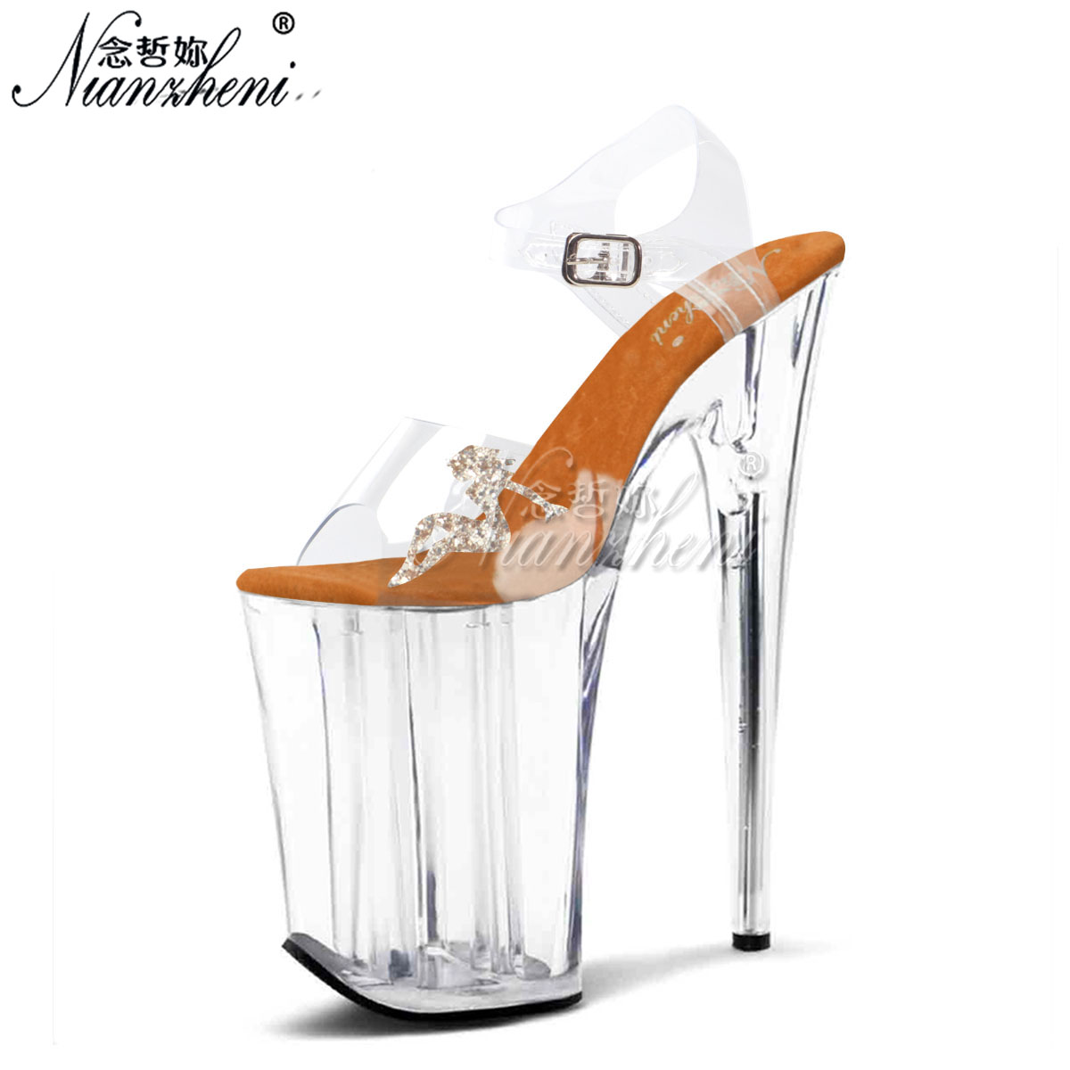 รองเท้าส้นเข็มสูง 23 ซม. 9 นิ้ - Platform Mule Heel บทวิจารณ์และราคา