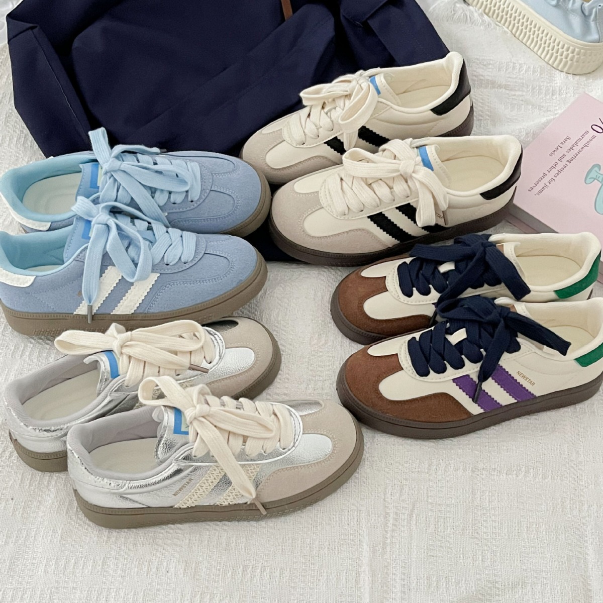 รองเท้าผ้าใบสไตล์วินเทจสำหรับผ - Women Shoes Store บทวิจารณ์และราคา