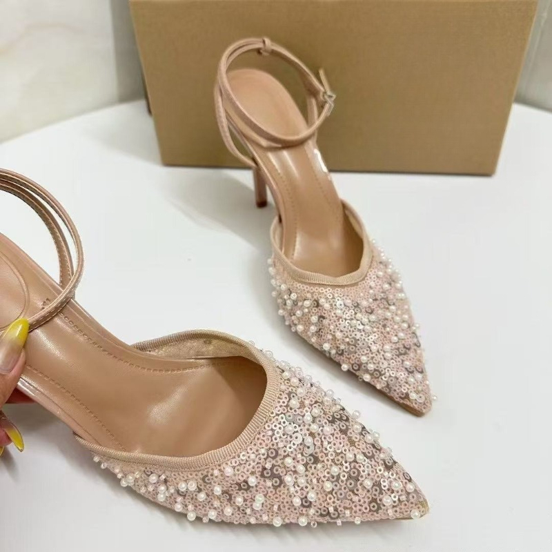 รองเท้าแต่งงานผู้หญิงประดับมุก - Women Shoes Zara บทวิจารณ์และราคา