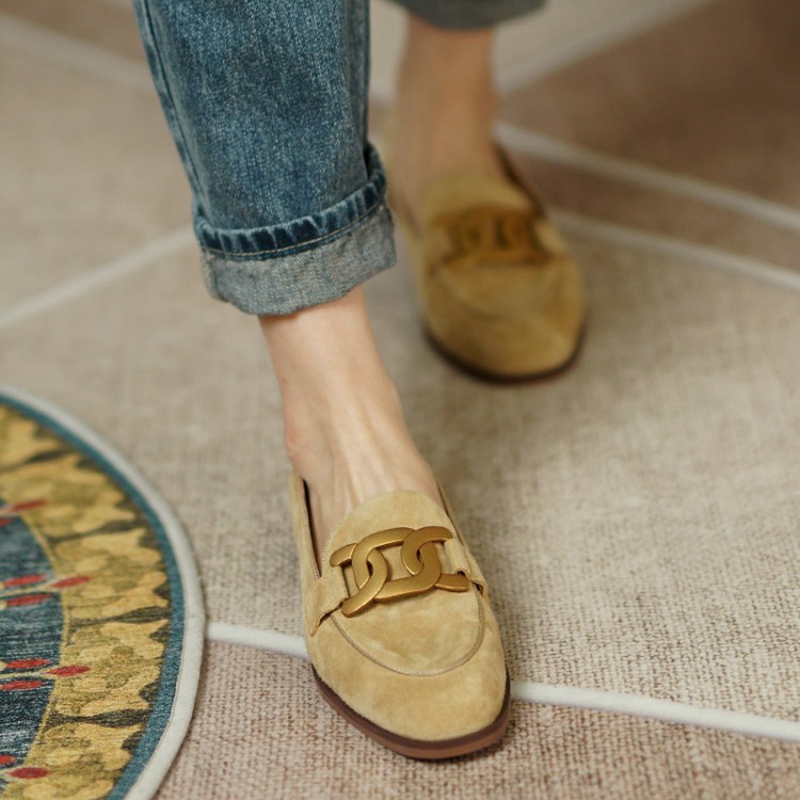 หนังนิ่มหนังผู้หญิง Loafers ฤด - Kids Shoes Women บทวิจารณ์และราคา