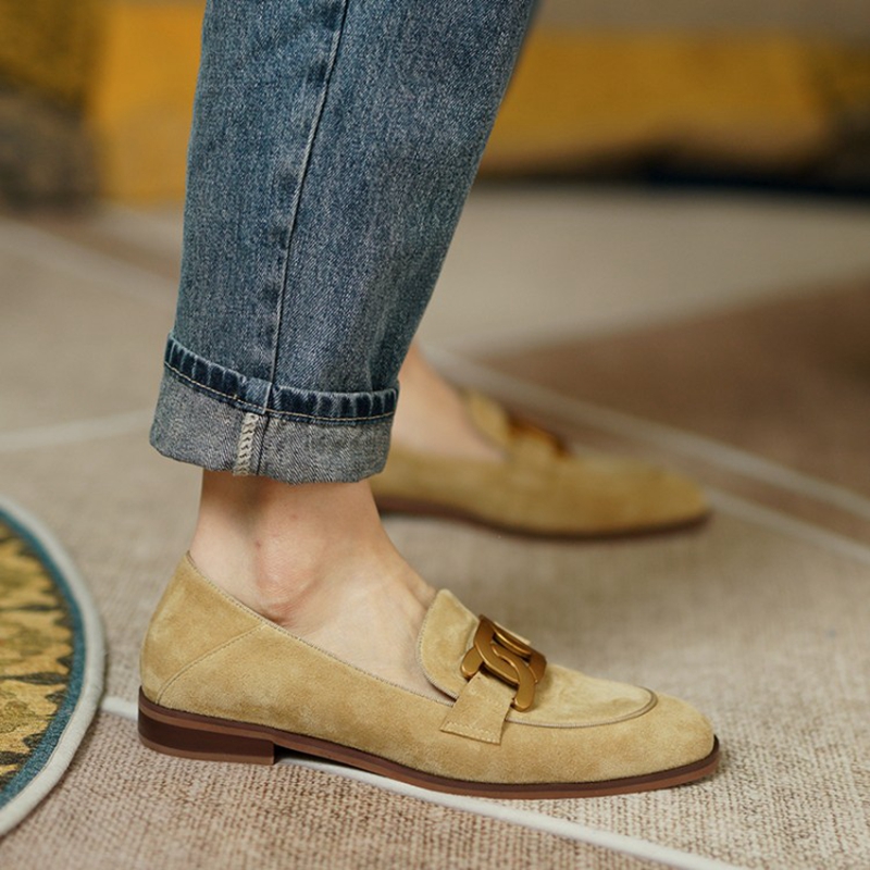 หนังนิ่มหนังผู้หญิง Loafers ฤด - Kids Shoes Women บทวิจารณ์และราคา