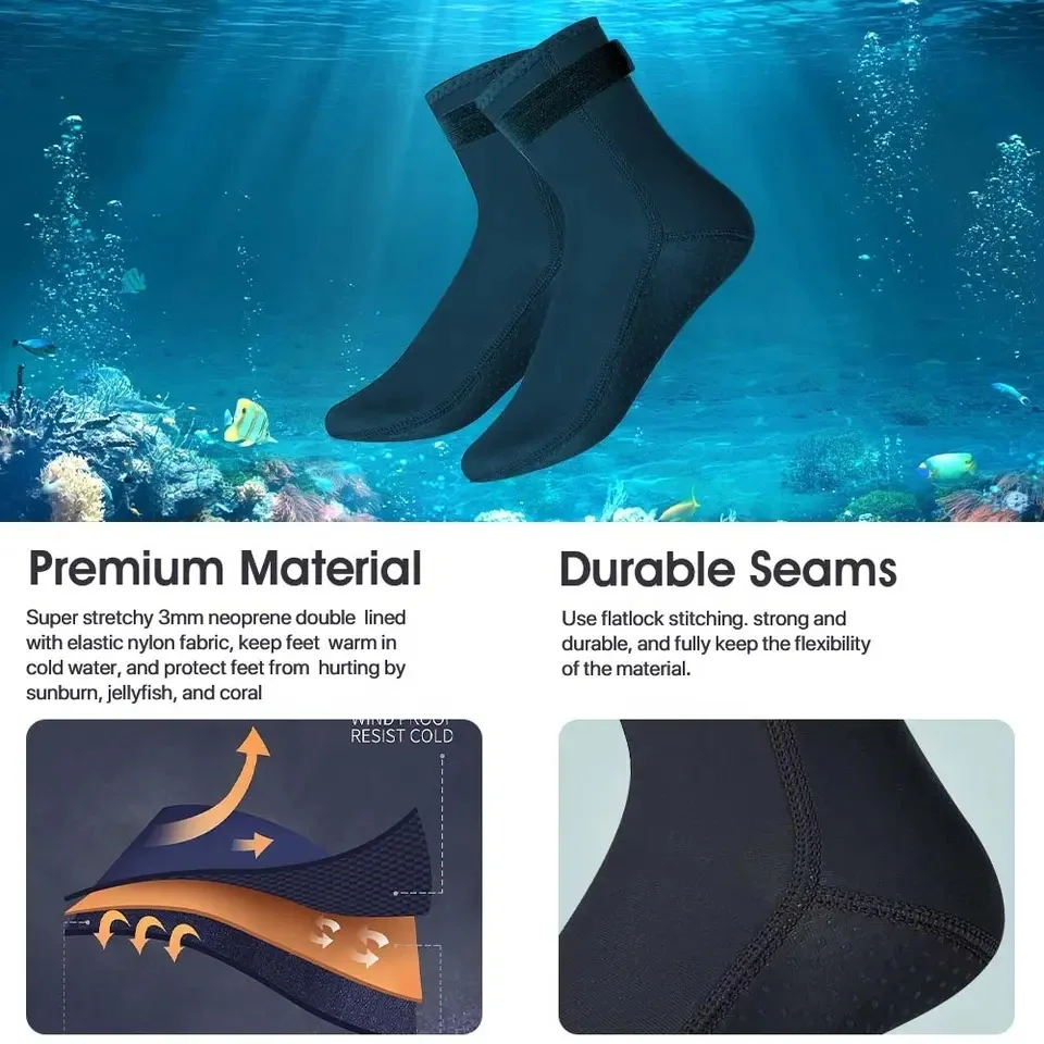ถุงเท้าดำน้ำนีโอพรีน 3 มม. ชุด - Women'S Shoes For Neuropathy บทวิจารณ์และราคา