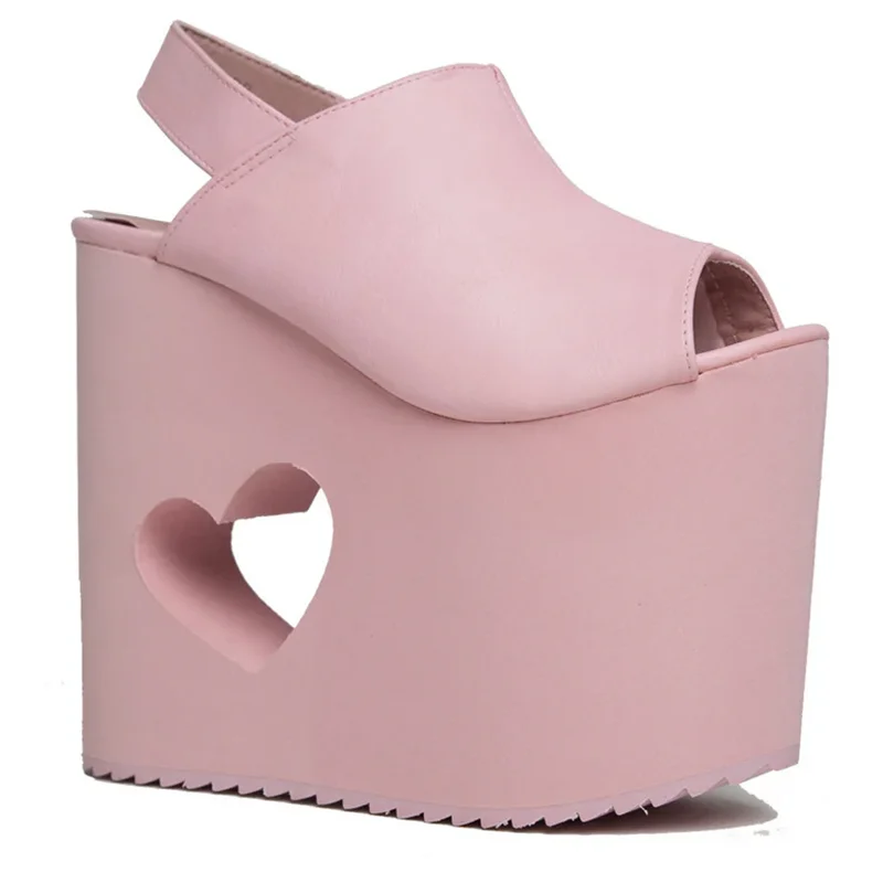 รองเท้าส้นสูงแบบรัดส้น แพลตฟอร - Kids Shoes Women บทวิจารณ์และราคา