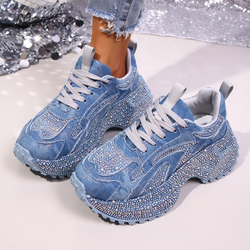 รองเท้าผ้าใบแฟชั่นผู้หญิงประดั - Women Shoes Store บทวิจารณ์และราคา