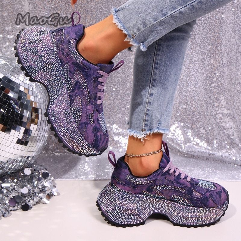 รองเท้าผ้าใบแฟชั่นผู้หญิงประดั - Women Shoes Store บทวิจารณ์และราคา
