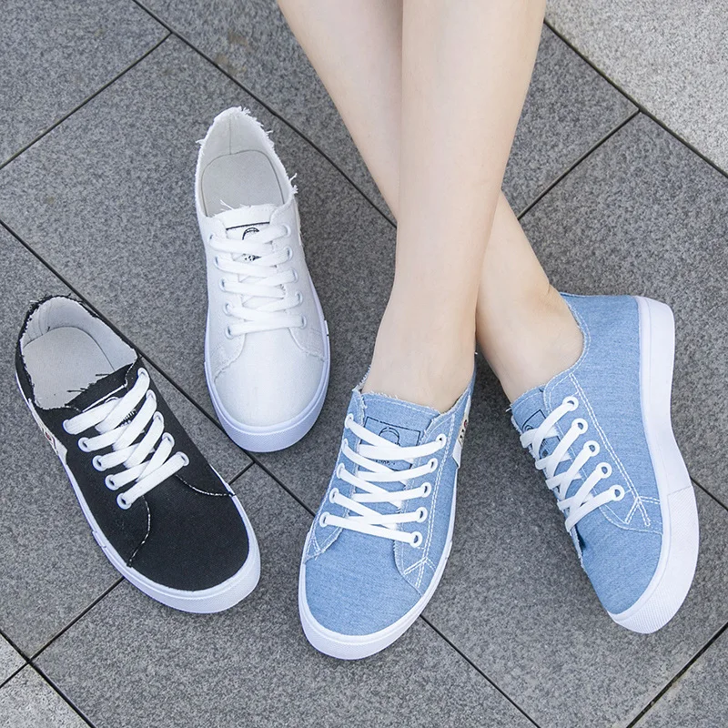 รองเท้าผ้าใบผู้หญิงทรงเตี้ย รุ - Kids Shoes Women บทวิจารณ์และราคา