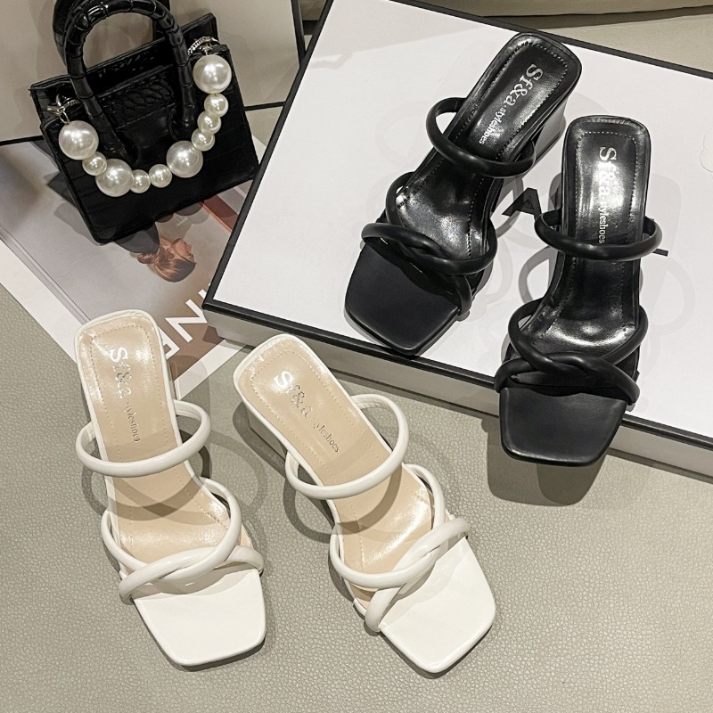 รองเท้าส้นสูงรองเท้าแตะสำหรับผ - Women Shoes Zara บทวิจารณ์และราคา