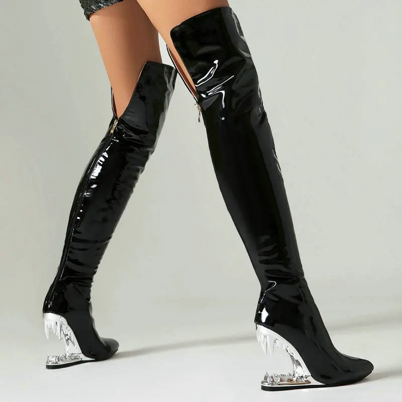 รองเท้าบูตยาวถึงเข่าสำหรับผู้ห - Women'S Shoes Wide Width บทวิจารณ์และราคา