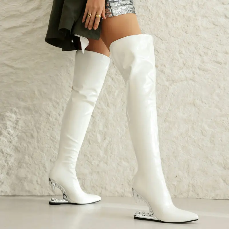 รองเท้าบูตยาวถึงเข่าสำหรับผู้ห - Women'S Shoes Wide Width บทวิจารณ์และราคา