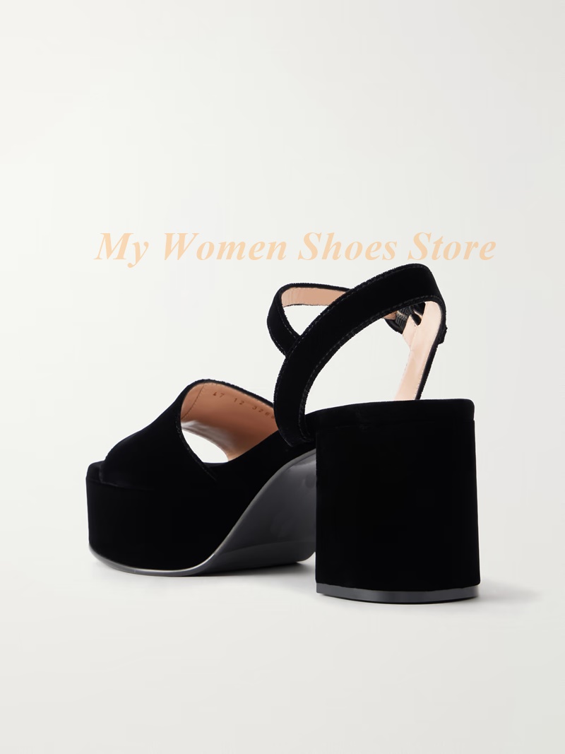 รองเท้าส้นหนาแบบแพลตฟอร์มหนังก - Kids Shoes Women บทวิจารณ์และราคา
