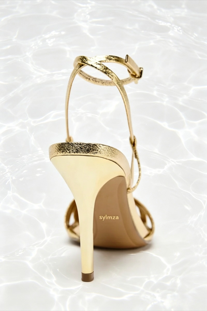 แฟชั่นทองบางรองเท้าส้นสูงรองเท - Women Shoes Luxury Brand บทวิจารณ์และราคา