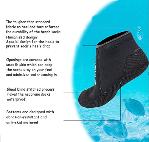 3มิลลิเมตร N eoprene ถุงเท้าดำ - Women'S Shoes For Neuropathy บทวิจารณ์และราคา