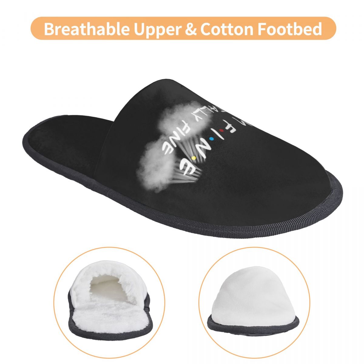 รองเท้าแตะพิมพ์ลายตามสั่งสำหรั - Women Shoes Quote บทวิจารณ์และราคา