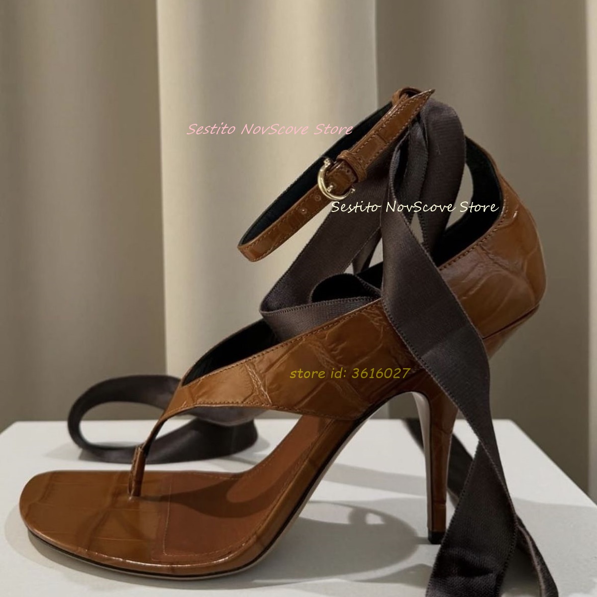 รองเท้าส้นเข็มแบบเปิดนิ้วเท้าส - Platform Mule Heel บทวิจารณ์และราคา