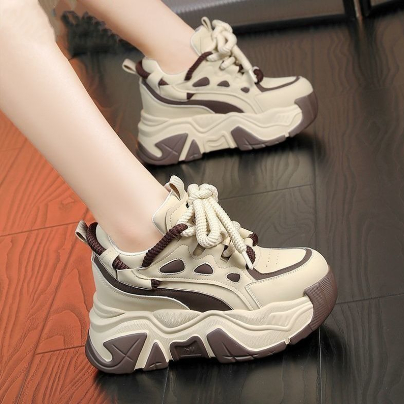 รองเท้าผ้าใบพื้นหนา 8 ซม. สไตล - Women Shoes Must Have บทวิจารณ์และราคา
